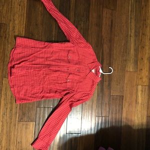 BR soft wash plaid shirt